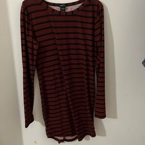 Rue21 Black And Red Long Sleeve Shirt